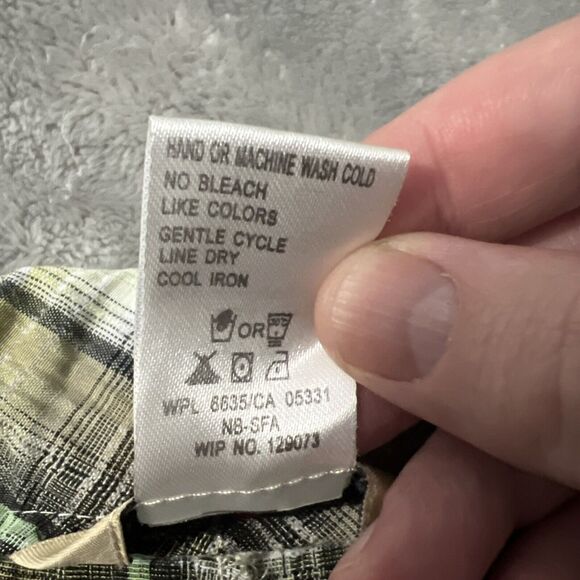 Woolrich Vintage 80/90s Womens 10 Rayon Blend Check Shorts Pockets Colorful - Picture 10 of 10